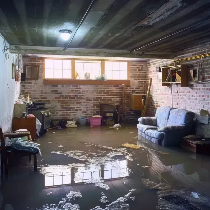 Flooded Basement Cleanup in McKenzie, TN